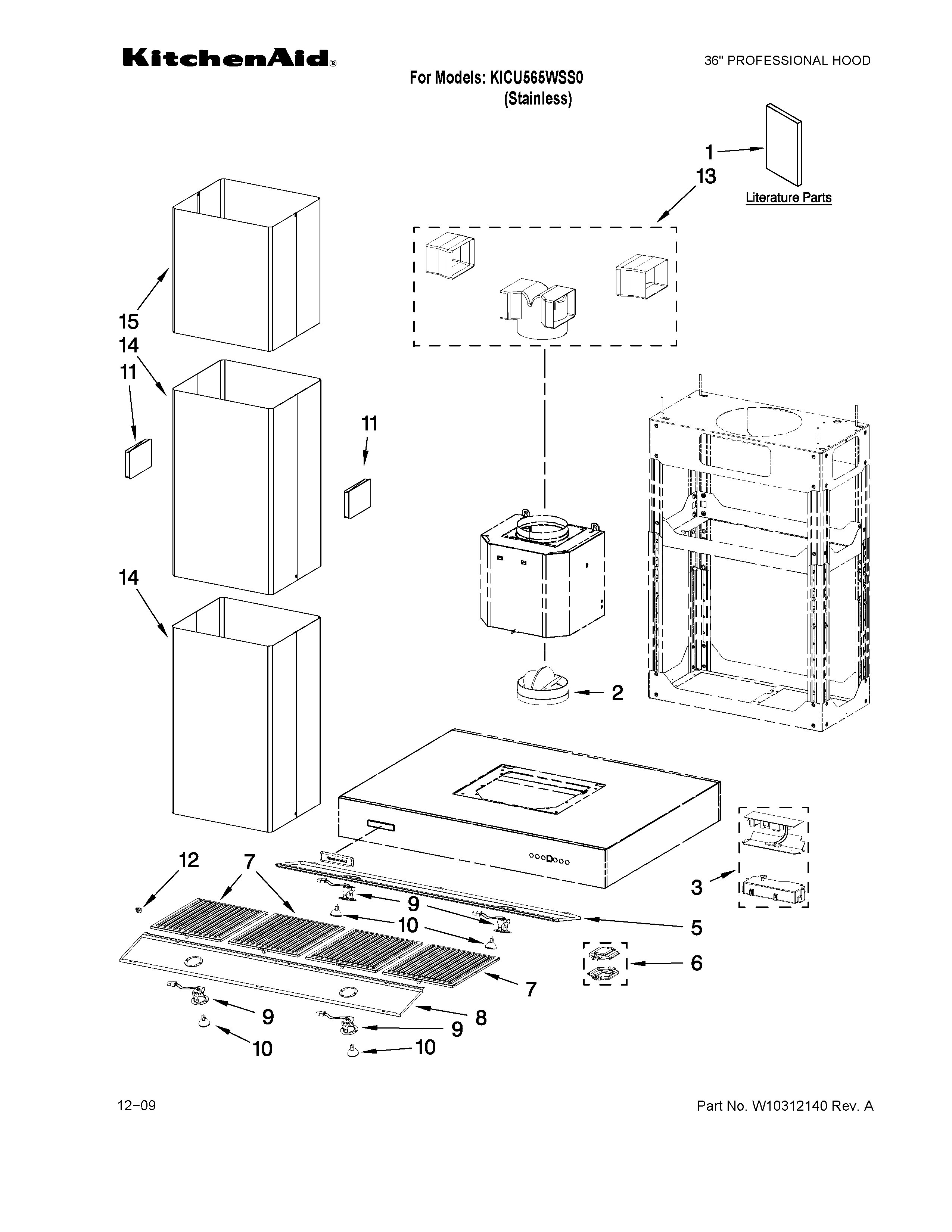HOOD PARTS