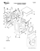 Top and cabinet parts