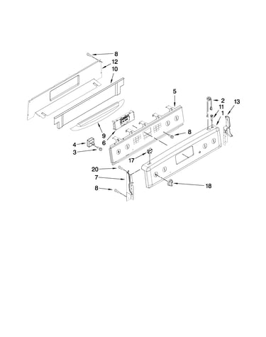 Control panel parts