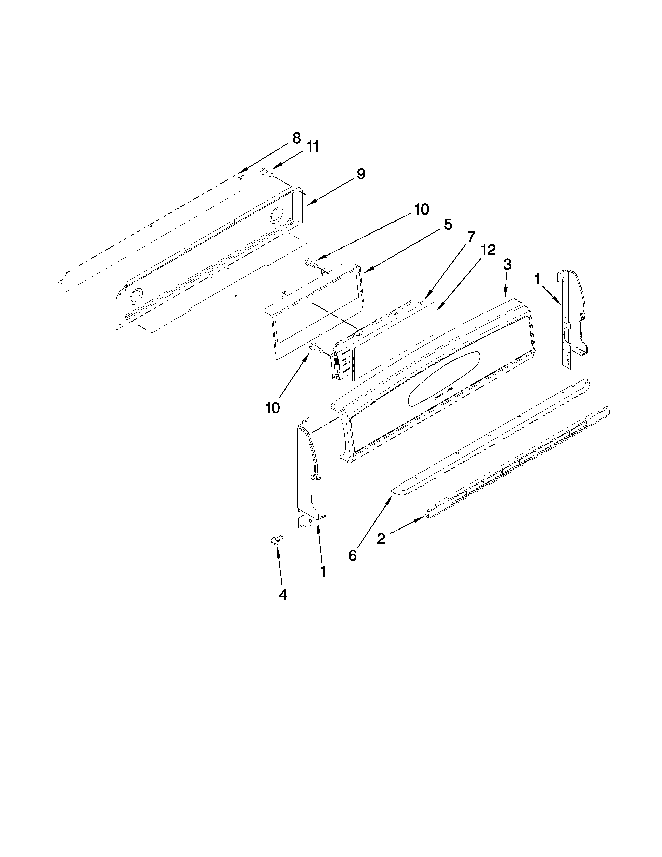 Control panel parts