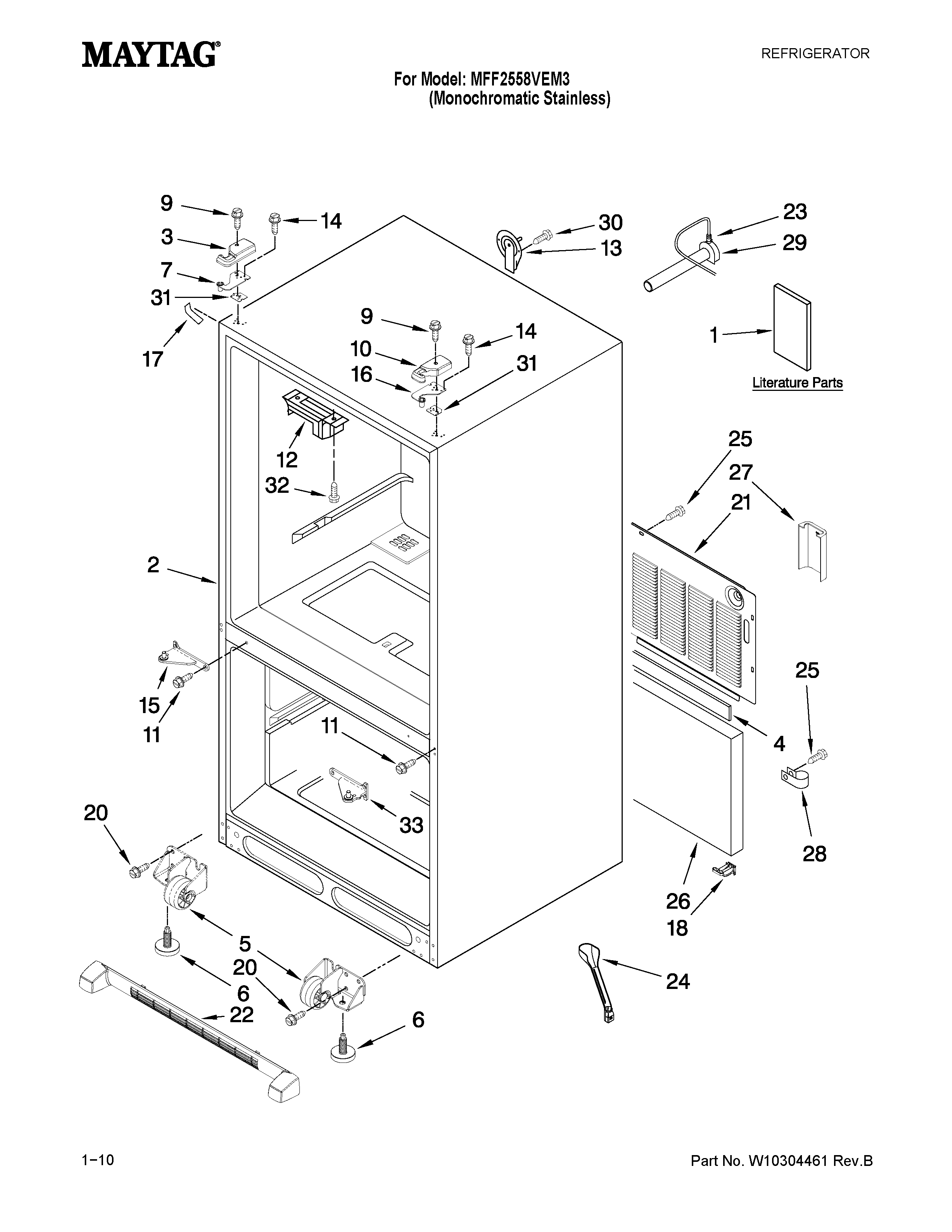 Cabinet parts