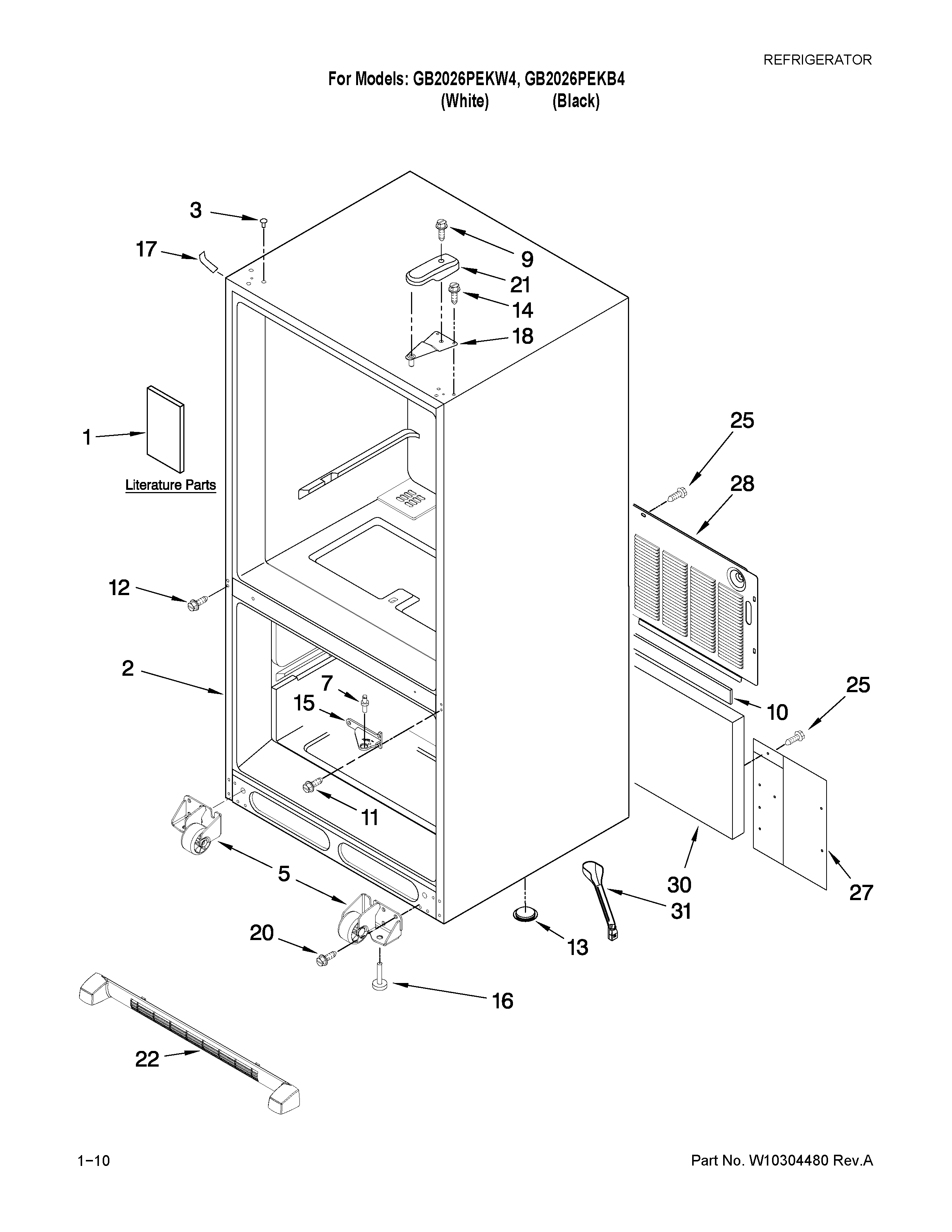 Cabinet parts