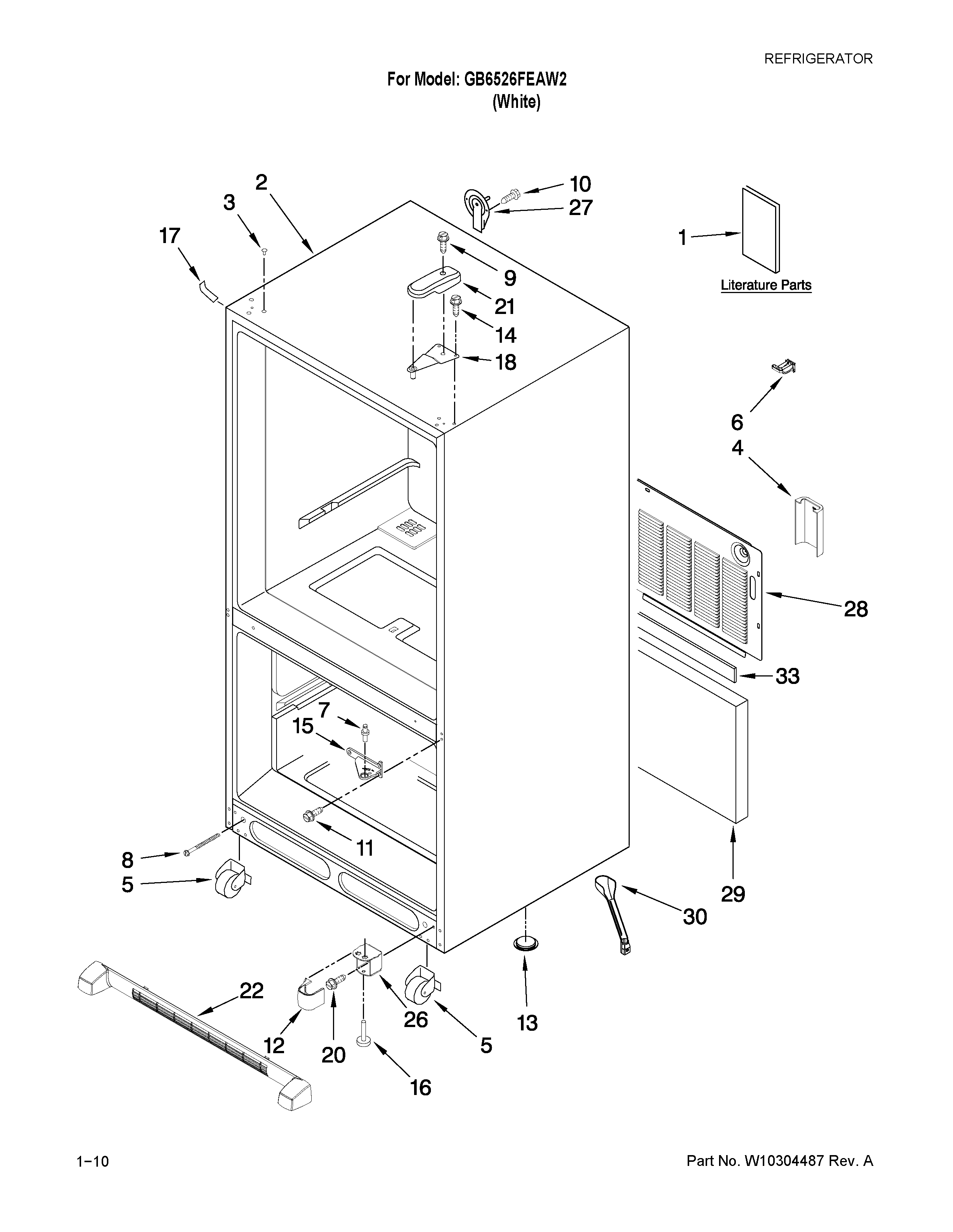 Cabinet parts