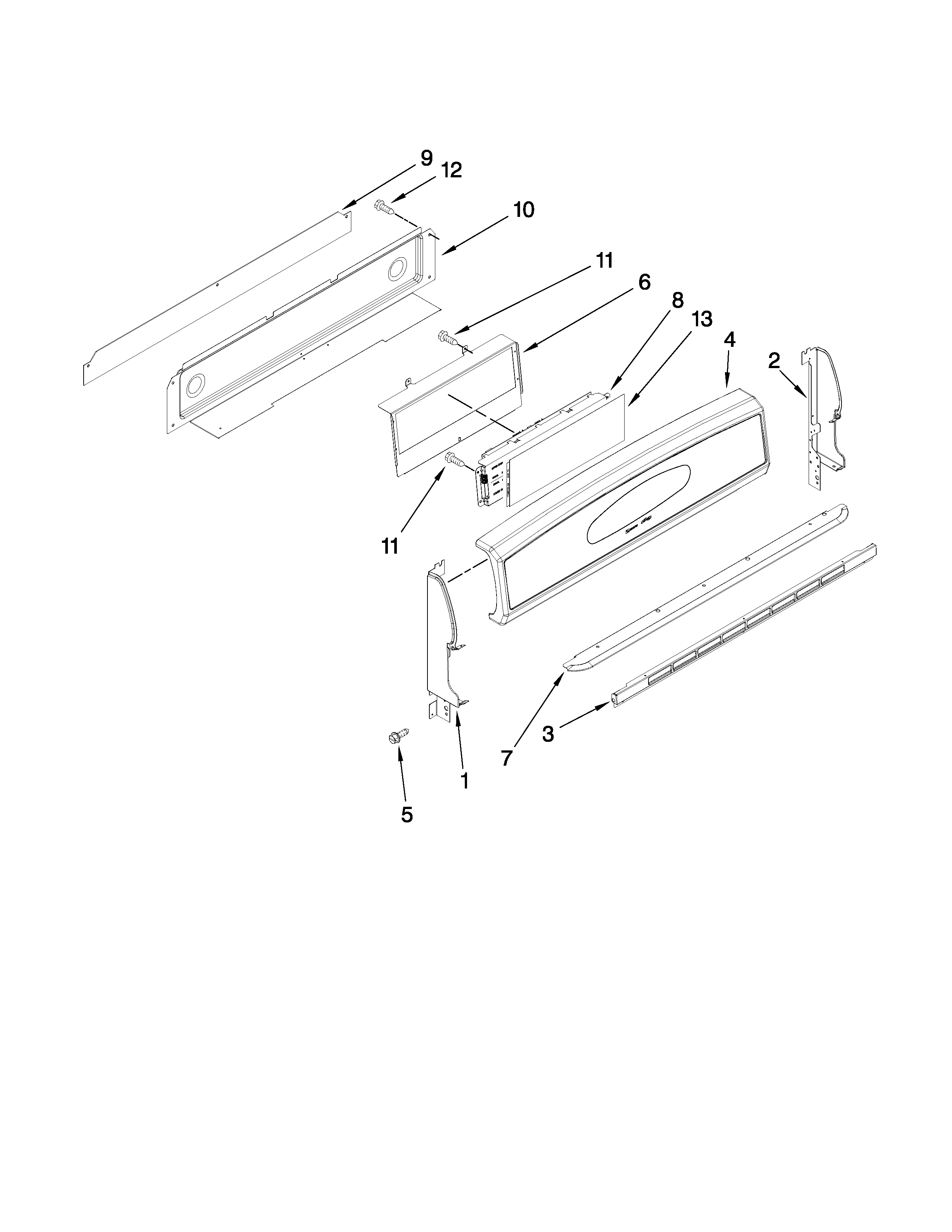 Control panel parts