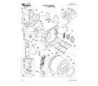 Whirlpool LER3622PQ2 bulkhead parts diagram