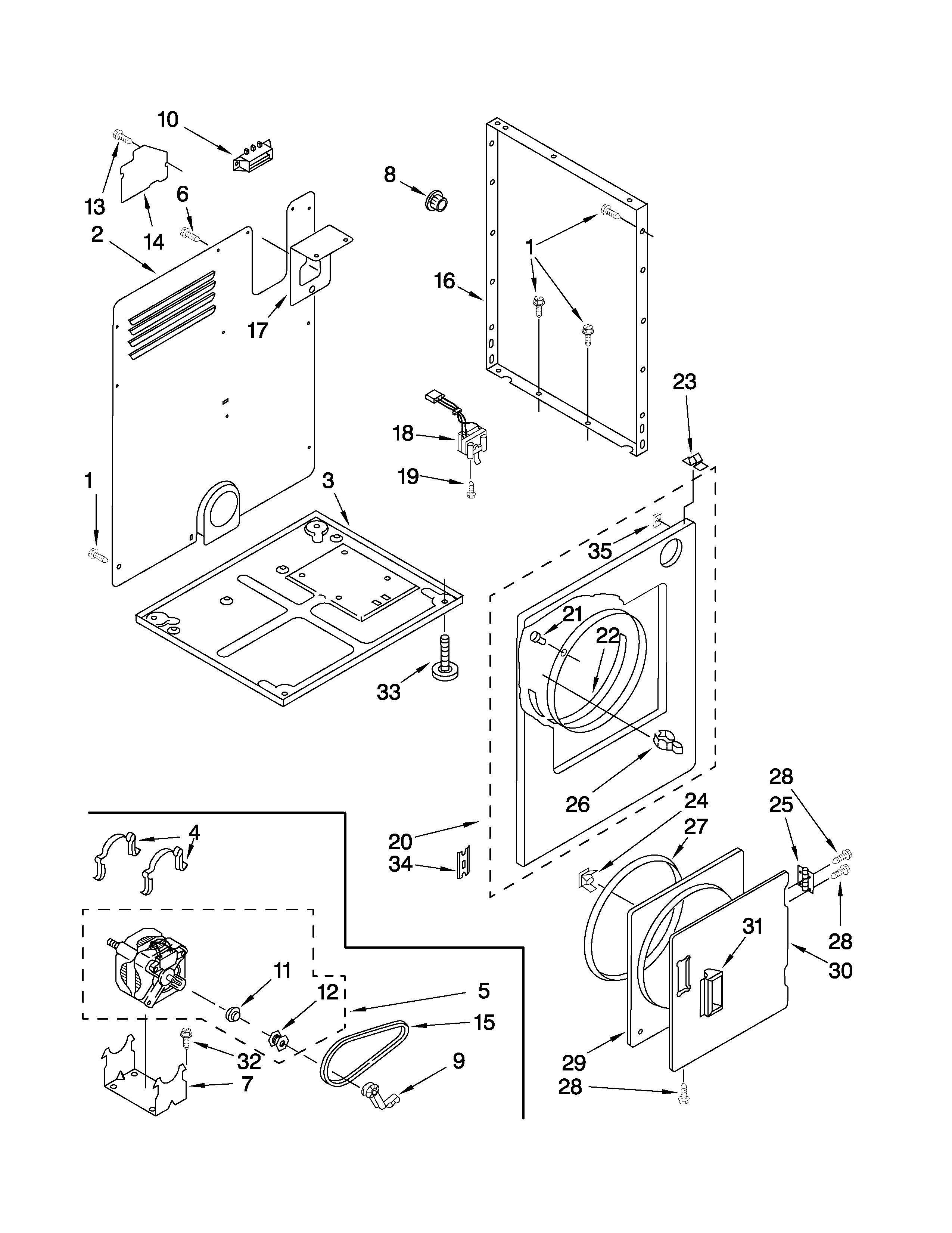 Cabinet parts