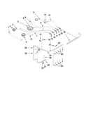 Burner box and manifold parts