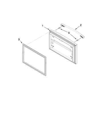 Freezer door parts