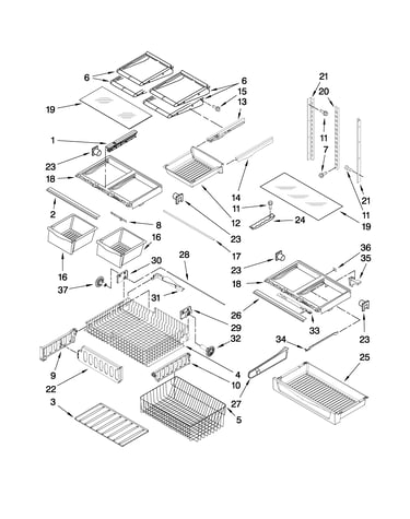 Shelf parts