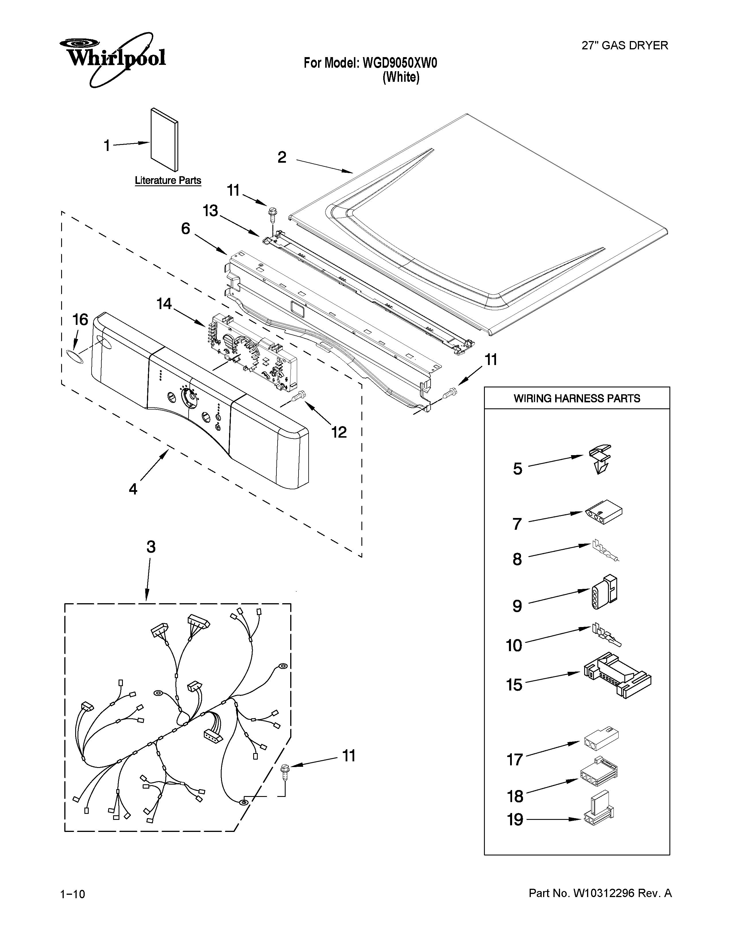 TOP AND CONSOLE PARTS