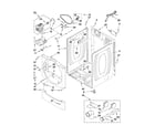 Whirlpool WGD9050XW0 cabinet parts diagram