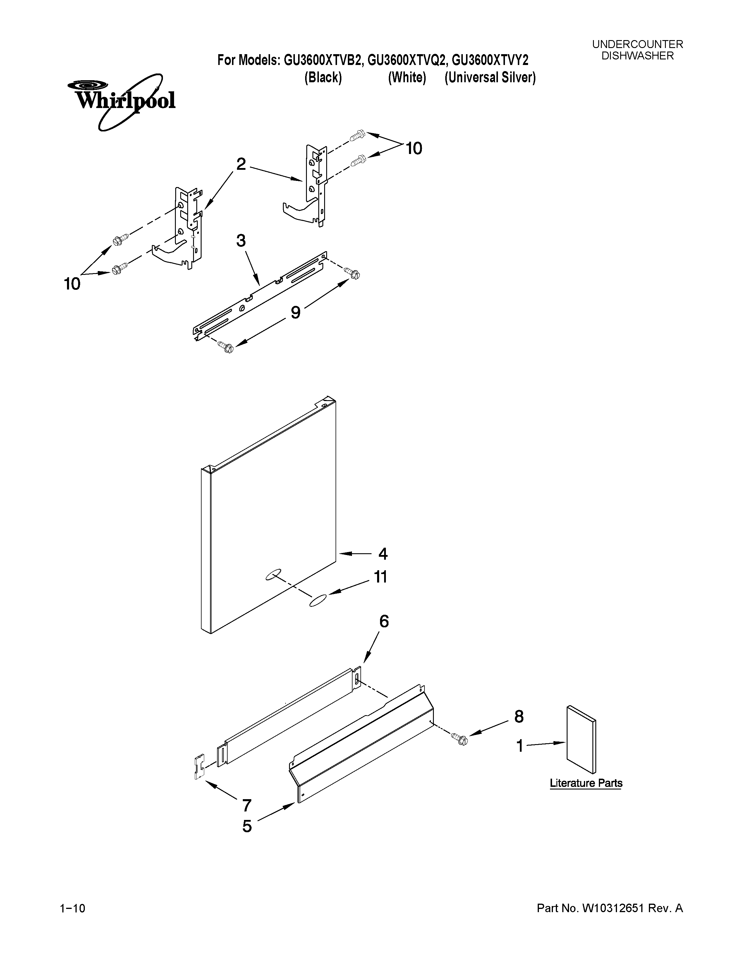 Door and panel parts