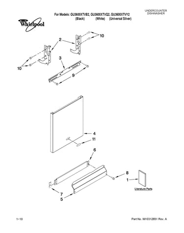 Door and panel parts