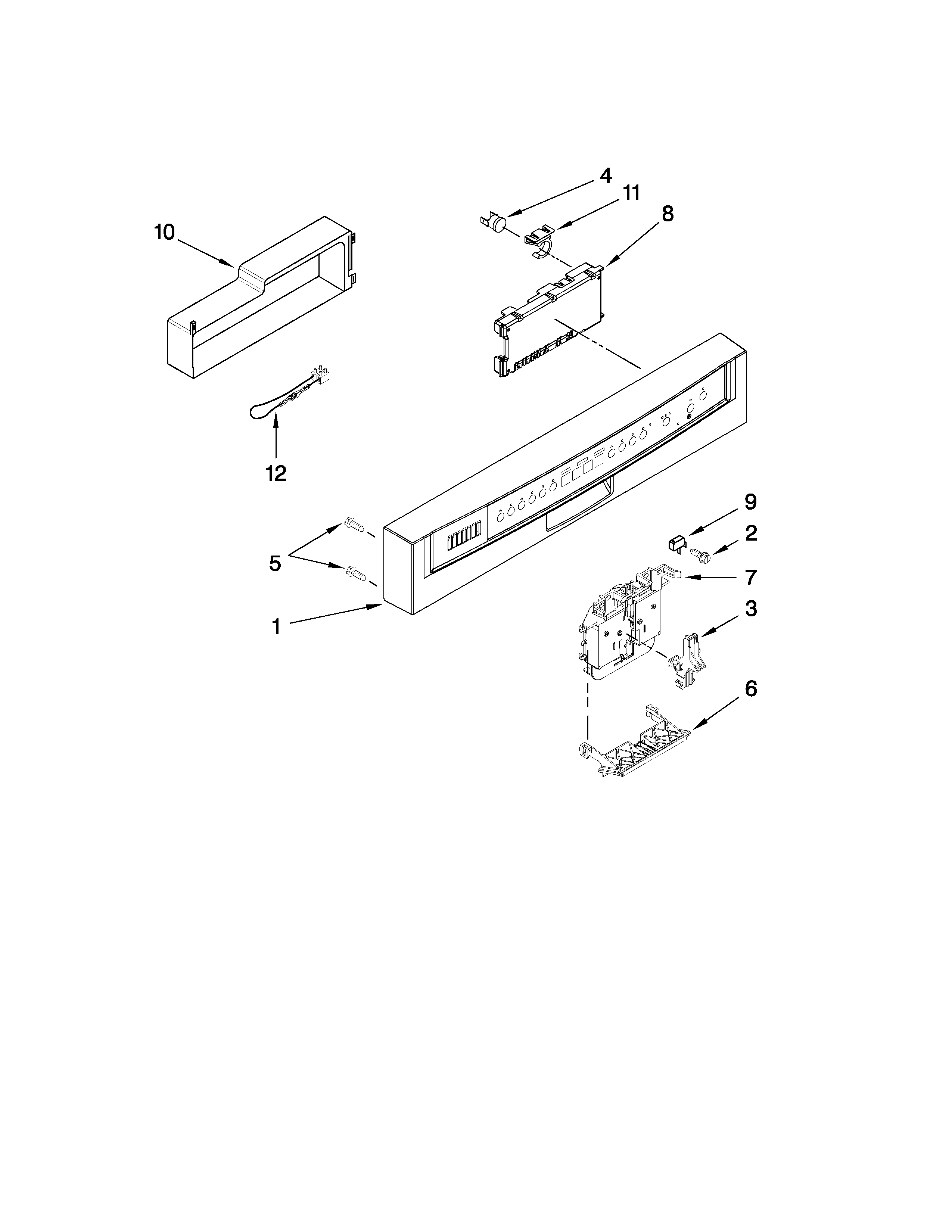 Control panel parts
