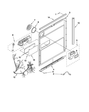Door and latch parts