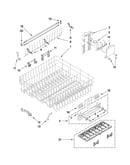 Upper rack and track parts