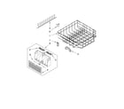 Whirlpool GU3600XTVQ2 lower rack parts diagram