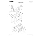 Ikea IUD9750WS0 door and panel parts diagram