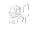 Ikea IUD9750WS0 tub and frame parts diagram