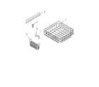 Ikea IUD9750WS0 lower rack parts diagram