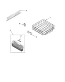 Lower rack parts