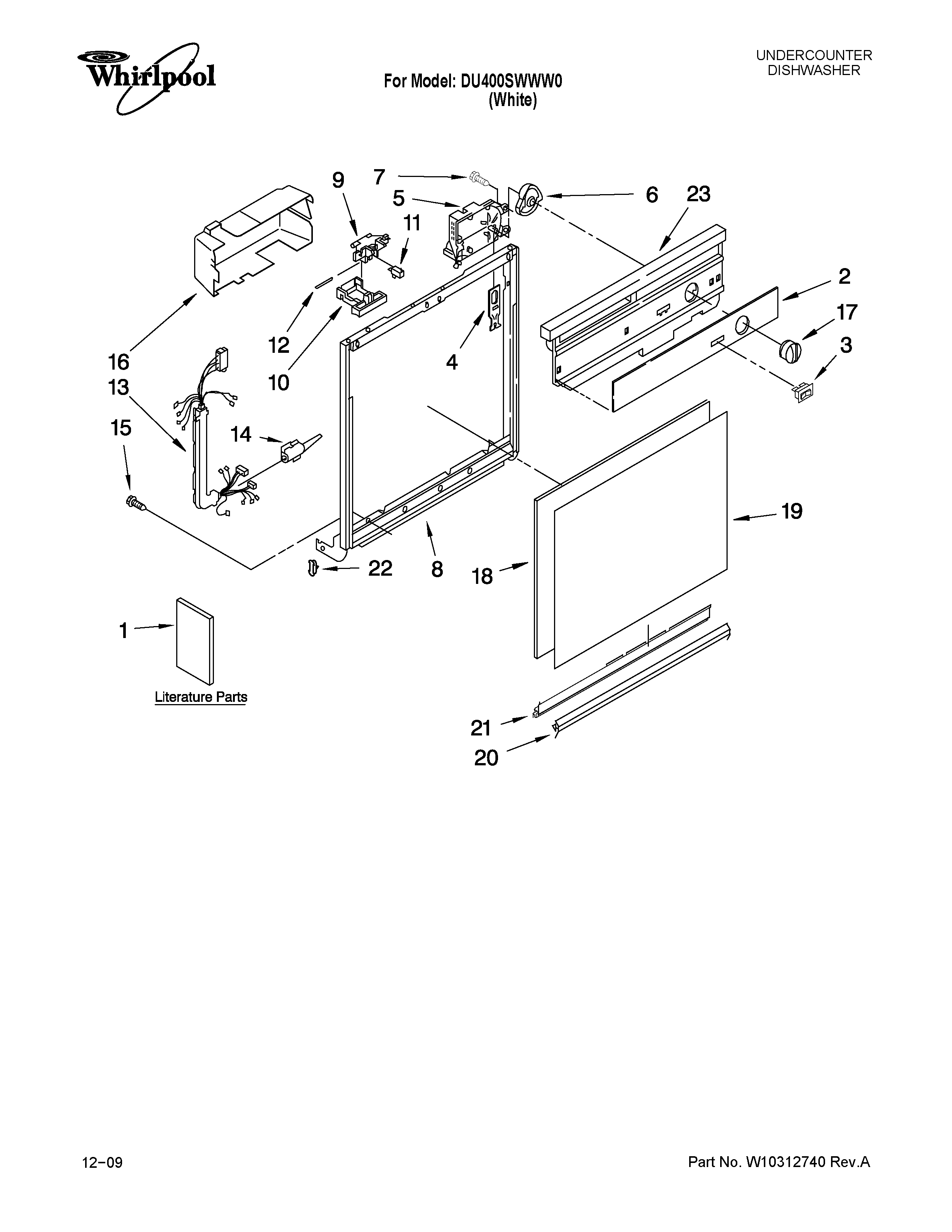 Frame and console parts