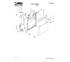 Estate TUD4700WQ1 frame and console parts diagram