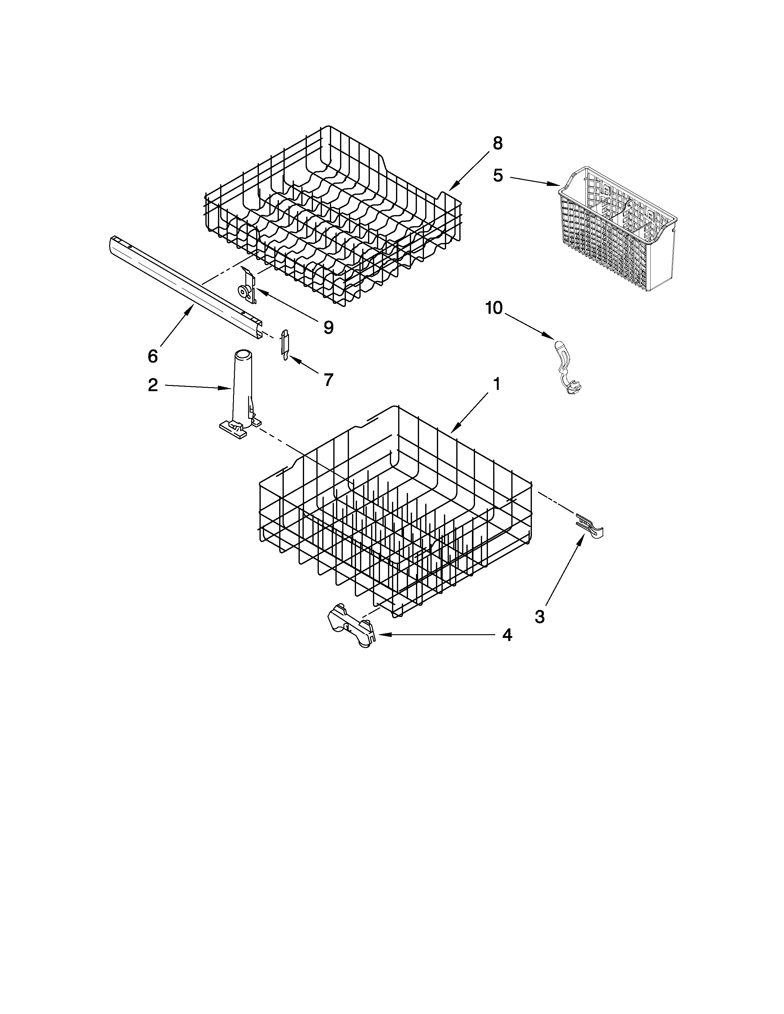 Dishrack parts