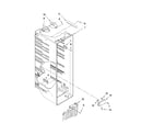 Whirlpool 5ED2FHGXVQ00 refrigerator liner parts diagram