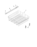 Upper rack and track parts