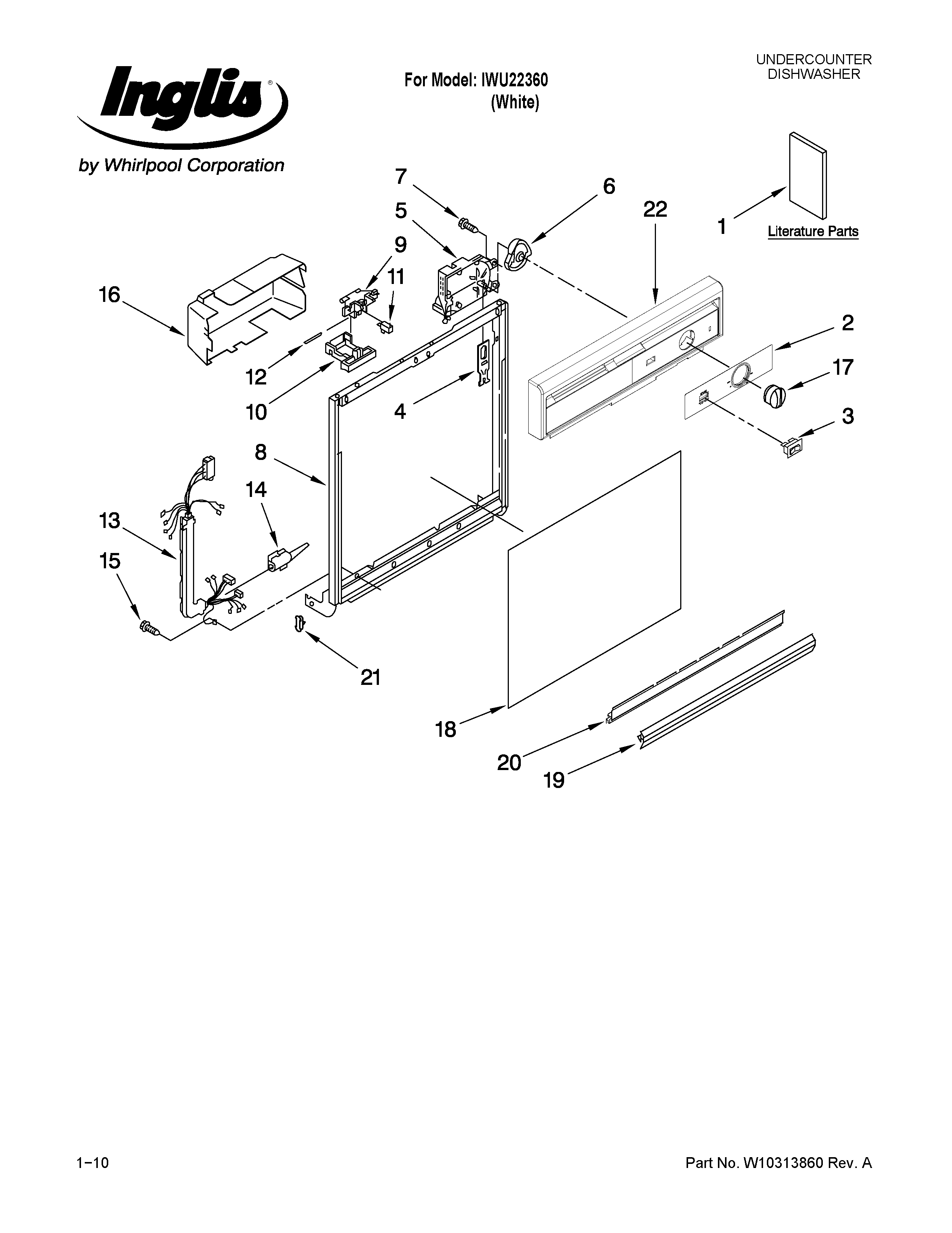 Frame and console parts