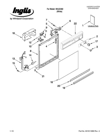 Frame and console parts
