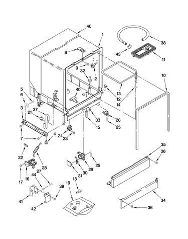 Tub assembly parts