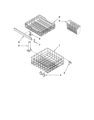 Dishrack parts