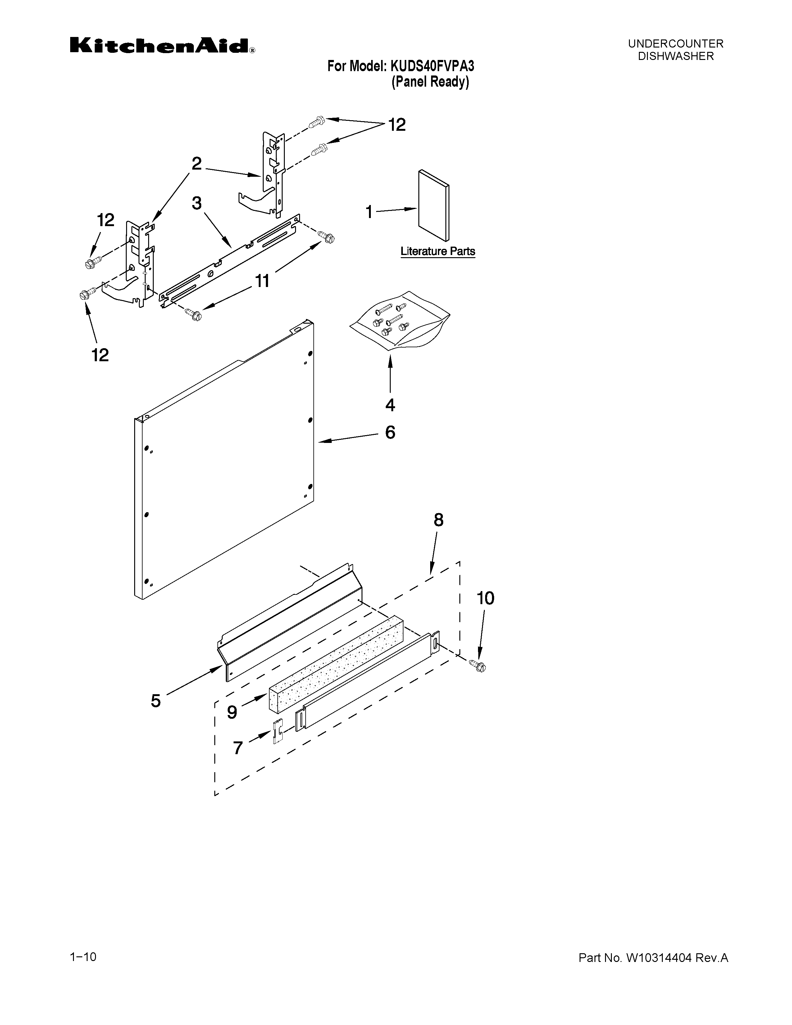 Door and panel parts