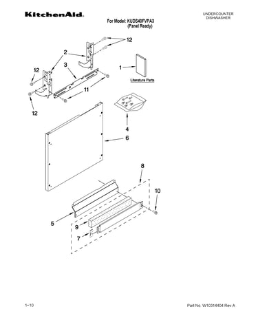 Door and panel parts