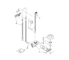 Ikea IUD9750WS2 fill, drain and overfill parts diagram