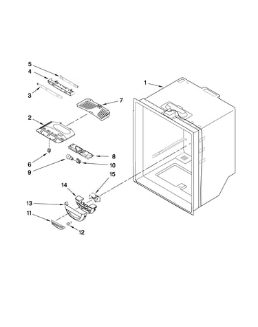 Refrigerator liner parts