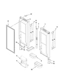 Refrigerator door parts