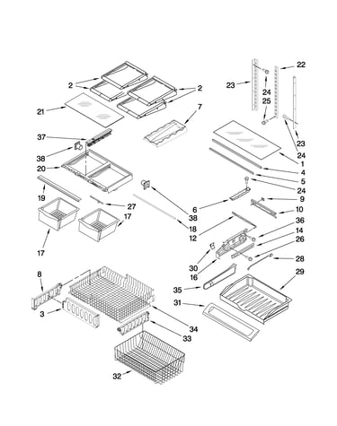 Shelf parts