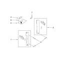 Microwave latch board parts