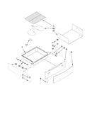 Drawer and rack parts