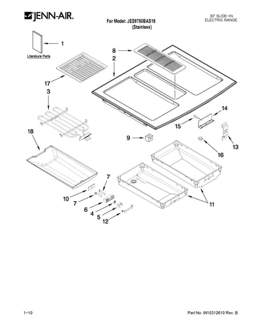 Cooktop parts