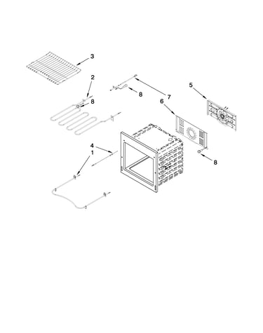 Internal oven parts