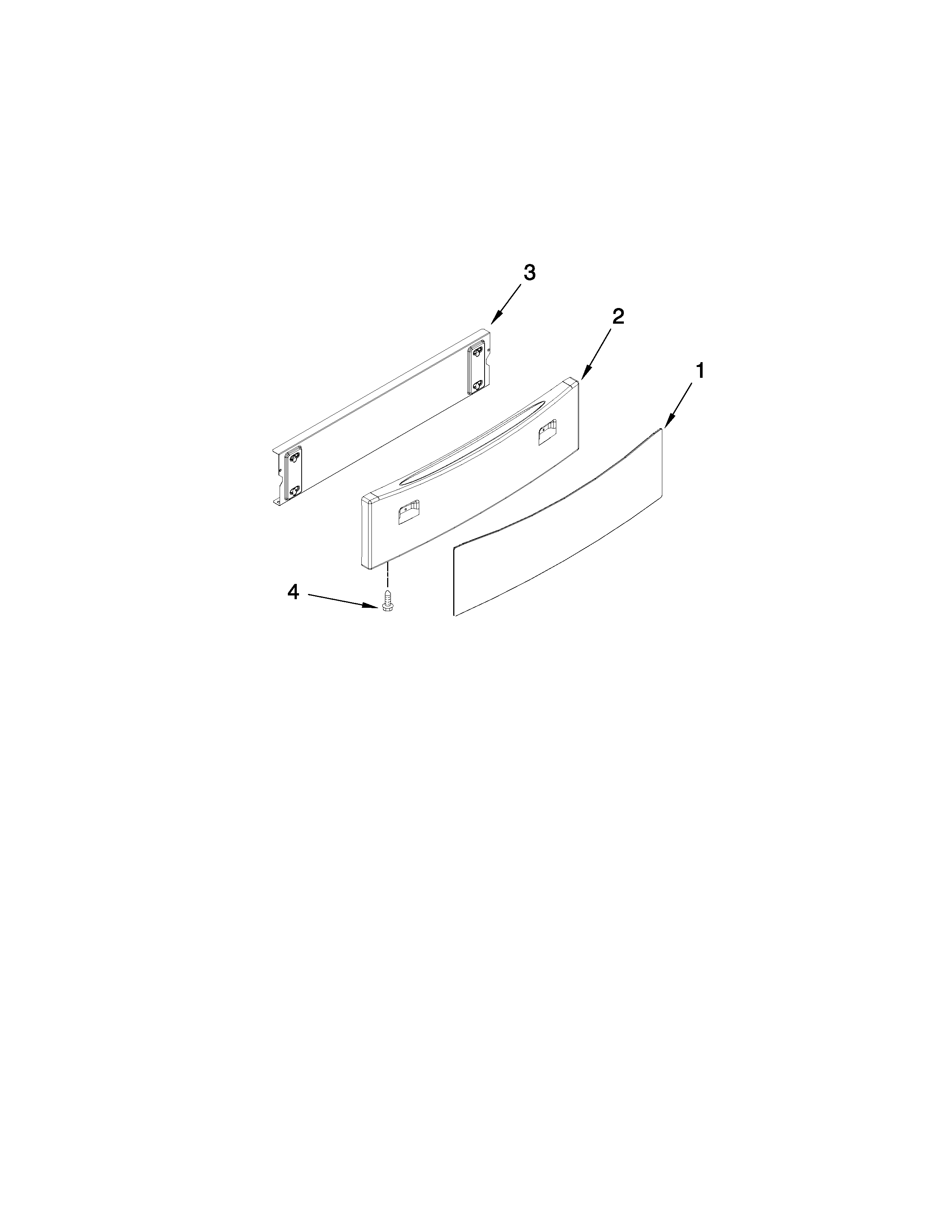 Drawer and rack parts
