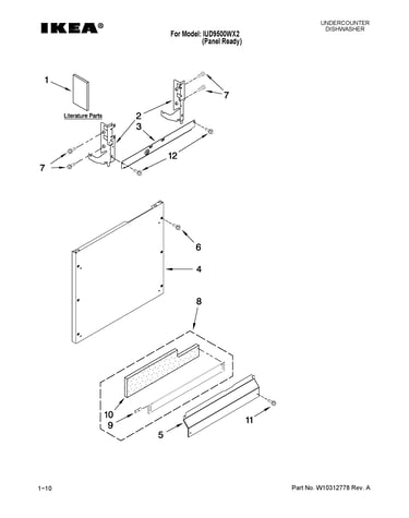 Door and panel parts