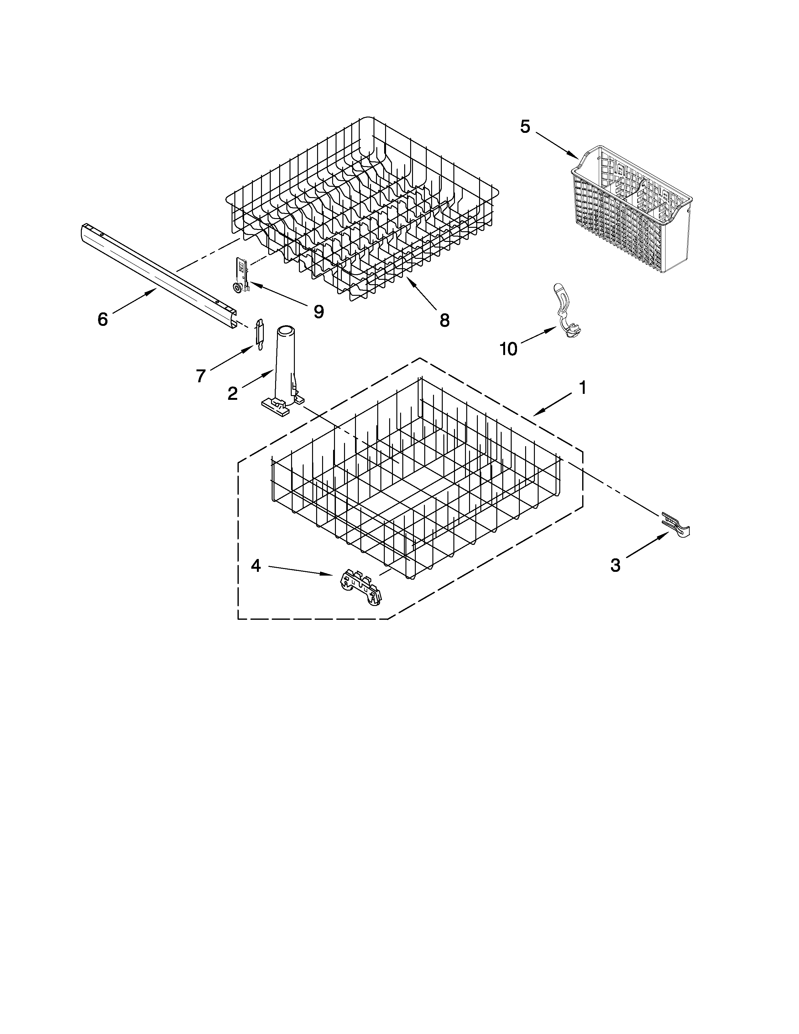 DISHRACK PARTS