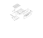 KitchenAid YKERS205TS5 drawer and rack parts diagram