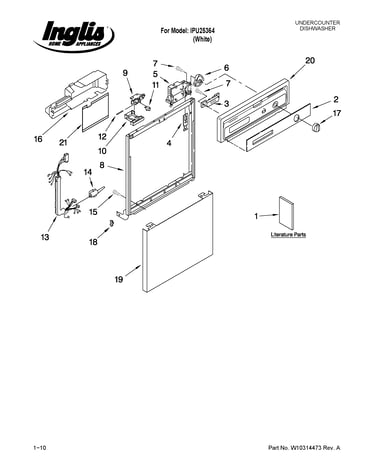 Frame and console parts