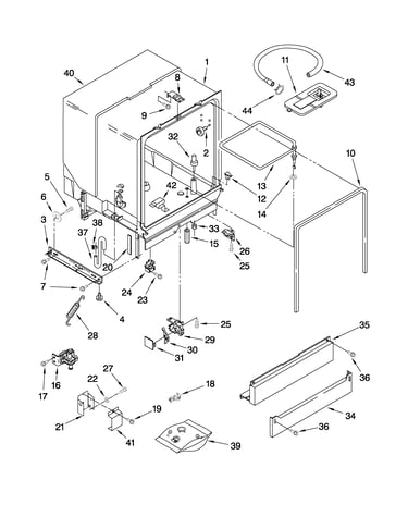 Tub assembly parts